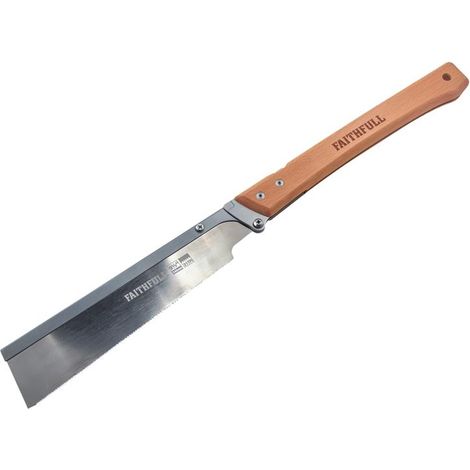 Faithfull FSC Folding Pull Saw 240mm - SK5 Steel Precision Tool (1/2)