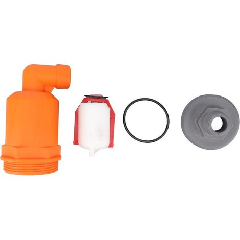 Valve de ventilation automatique Orange, haute dureté, grand débit, échappement PP supérieur G1/2 inférieur G1, Type composé 6632B (1/5)