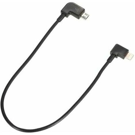 Cable Micro-Usb Vers Connecteur iOS - 0,3 M - Pour Télécommande De Drone - Compatible iPhone - 1 Pièce (1/5)