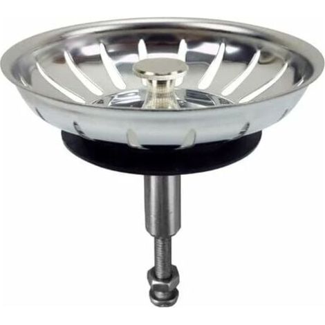 Desagüe para fregadero de cocina de acero con altura ajustable (1/3)