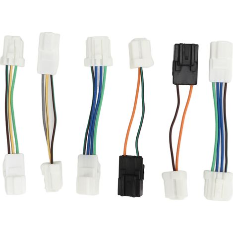 Cablaggio adattatore per luci posteriori ad alte prestazioni, plug and play, 6 pezzi, per 240SX PnP S13 Kouki 1989 – 1993. (1/4)