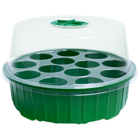 2 pièces Plateaux de Semis avec Couvercles Transparents Bacs de Culture pour Germoir Graines et Propagation pour Jardin et Pépinière (1/4)