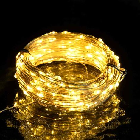 Guirlande LED，Décoration de Noël avec 300 LED Blanc chaud 30 m CFW74509 (1/5)