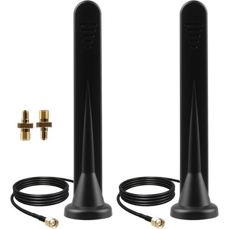 Antenne 5G LTE Omnidirectionnelle Signalverstärker avec Base Magnétique SMA TS9 – Antenne Extérieure 3G/4G/5G/GSM/GPRS – Antenne WiFi 15dBi pour Amélioration du Signal LTE (1/5)
