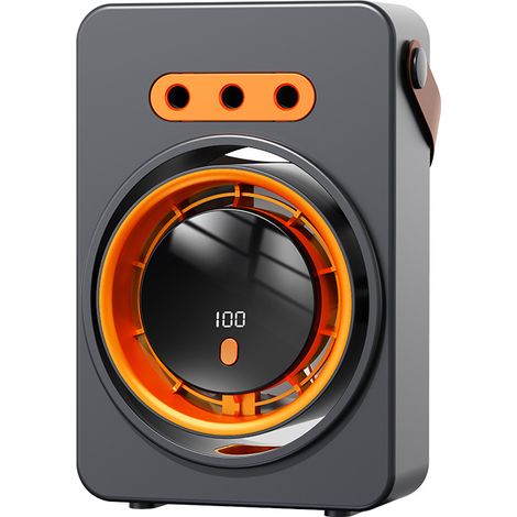 Ventilador portátil recargable con función de nebulización – ventilador de escritorio. De alta calidad, una opción ideal para familias. (1/5)