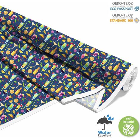 TISSUS DÉCORATIFS D'EXTÉRIEUR OXFORD - Motif Cocktail DX8343 (1/5)
