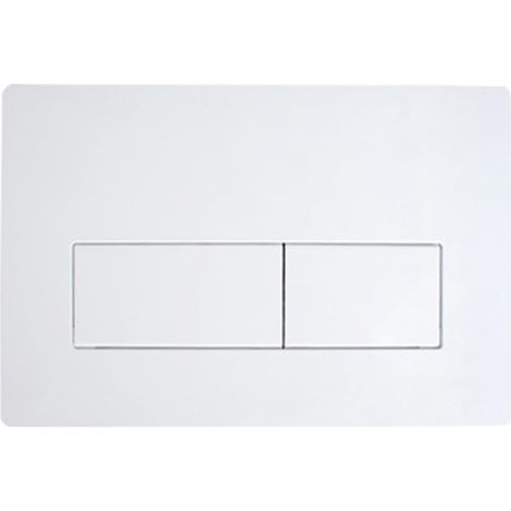 Plaque de commande de remplacement, bouton double touche pour réservoirs Sigma 01/20/30/50 UP300 UP320 (Blanc) (1/5)