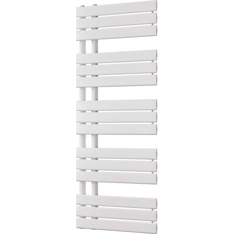 Tristan - White Towel Radiator - H1292mm x W500mm (1/3)