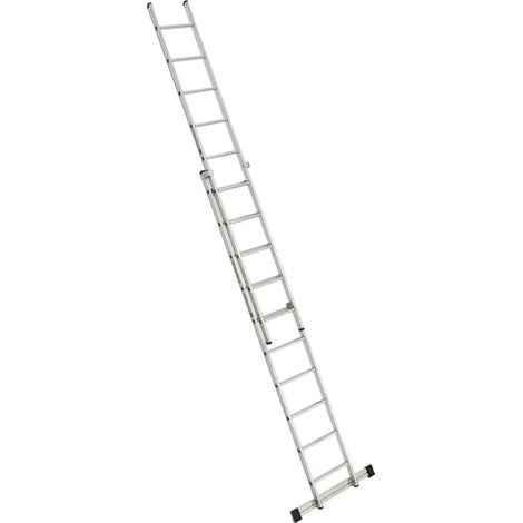 Euroline Premium 302 Schiebeleiter 2x10 Sprossen (1/5)