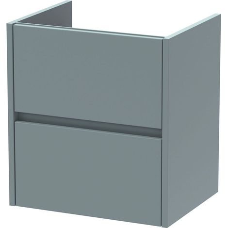 Chartley Wall Hung Vanity Unit - 500mm, Coastal Grey