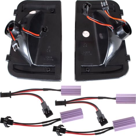 Set di 2 LED lampeggianti laterali per Fiat Ducato 2006- tonde, dinamiche (1/3)