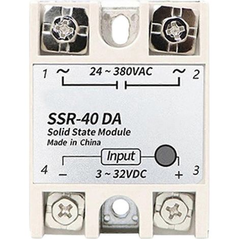 relais statique monophasé SSR-40DA/25DA, commande CC pour courant alternatif monophasé sans contact SSR-40DA (1/5)