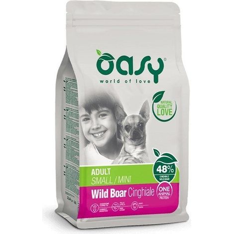Oasy One Protéines Animales Adulte S/M Sanglier 2,5 kg
