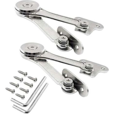 Charnières de support 2 pièces, hauteur réglable, pour portes de meubles, OUYLAF