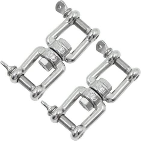 Connecteur de suspension à anneau pivotant – Mâchoires en acier inoxydable 304, entièrement rotatif pour suspendre chaises, balançoires, sacs de frappe, équipements de yoga, meubles suspendus et plus (1/5)