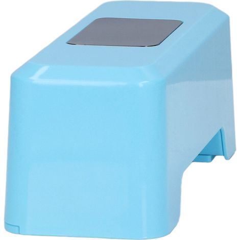 Chasse d'eau automatique sans contact, capteur de chasse d'eau intelligent infrarouge externe à induction 0,25 s, bleu (1/5)
