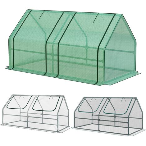 Aoodor Portable Mini Greenhouse Kit Outdoor Gardening Planter House (1/4)