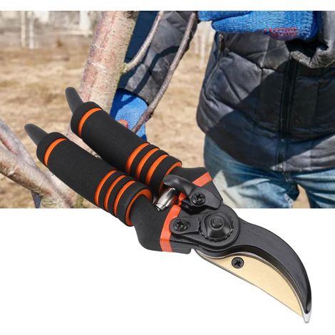 Ciseaux de Jardinage pour Taille des Branches Épaisses et Pruning - Idéals pour les Arbres Fruitiers et la Floriculture - KZQ (1/5)