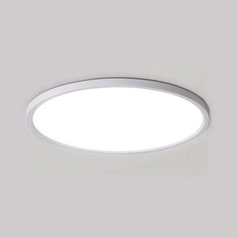 Goeco – Plafonnier LED rond 36W 3240LM – Lumière blanche froide 6500K – IP44 pour salle de bain et cuisine – Ø40cm (1/5)