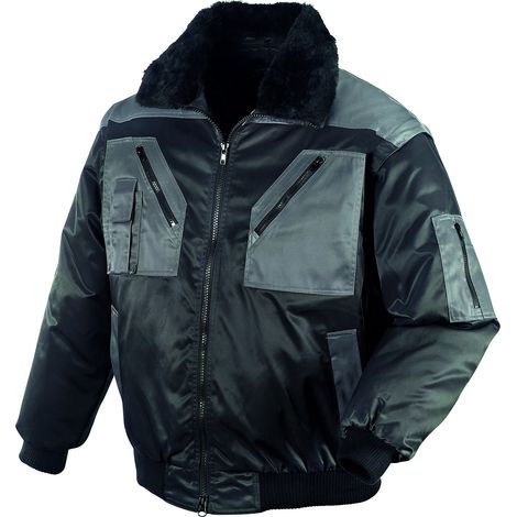 FRANKEL kaiserkraft, Veste de pilote à fourrure intérieure