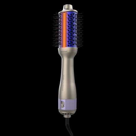 Cecotec Cepillo de Aire Voluminizador CeramicCare i-Unique. 1000W, Tecnología de Infrarrojos, Revestimiento de Cerámica, 2 Veloc
