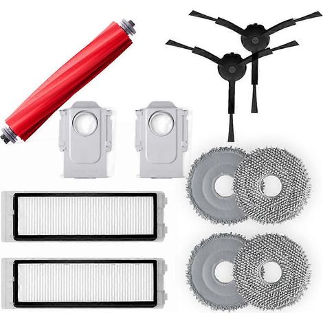 Filtre pour aspirateur brosse pour aspirateur Filtre de brosse pour aspirateur filtre de HEPA Filtre Side Brosse Main Serpillière Cloths Sac à poussière pour Roborock Q Revo Robot Aspirateur pièce dét (1/5)