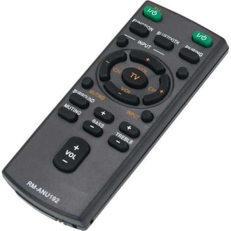Telecomando sostitutivo RM-ANU192 -VINABTY- compatibile con i telecomandi per soundbar Sony RM-ANU192, HT-CT60BT, SA-CT60BT, RM-ANU191, HT-CT60, SA-CT60, SS-WCT60, HTCT60BT, SACT60 e HT (1/4)