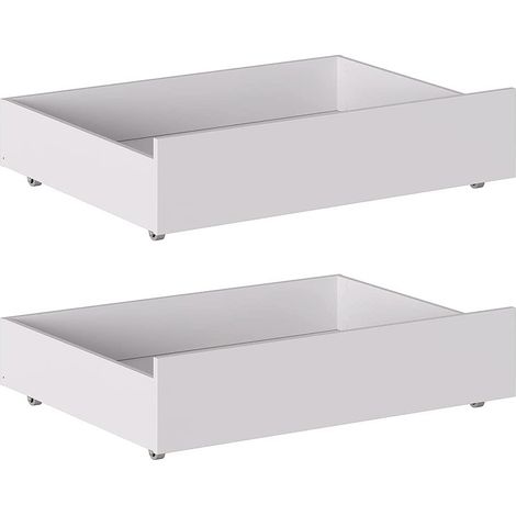 Set 2 cassettoni sottoletto 100.5x68 cm bianco opaco - Graz (1/5)