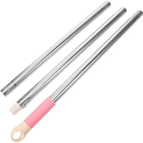 Accessoire de rechange pour manche de balai en acier inoxydable (1/5)