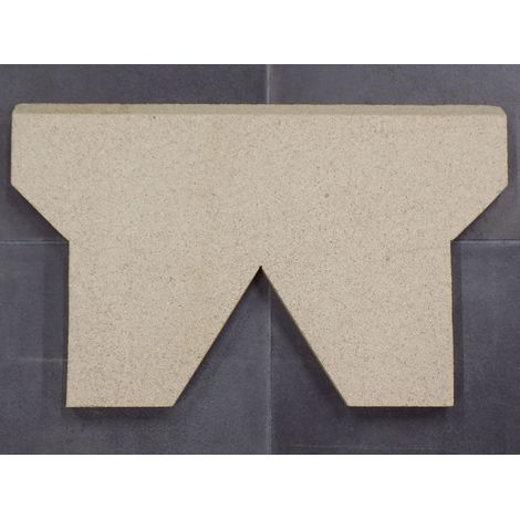 Déflecteur en haut pour poêles à cheminée Patrona III de Oranier - vermiculite - dimensions d'encastrement parfaitement adaptées (1/2)