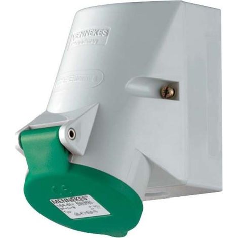 Mennekes Wanddose 16A,4p,10h,50-500V 1726