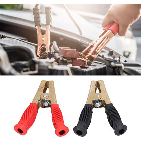 Grandes pinces crocodiles isolées pour la charge de batteries de voiture 1000 A (1/5)