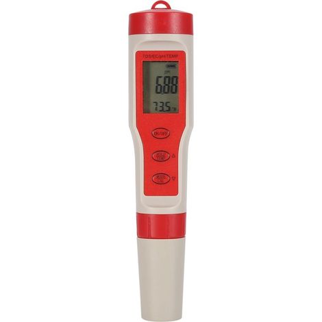 Testeur eau numérique 4 en 1 – pH / TDS / EC / température – mini stylo portable – moniteur eau potable (1/5)