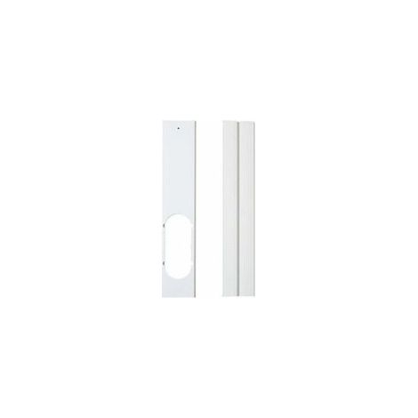 Plaque de Kit de Fenêtre -Joint de Fenêtre Réglable Kit de Glissière de Fenêtre Climatiseur Portatif Plaque D'Étanchéité avec Tuyau D'Échappement pour Climatisation Mobile(2 pcs,55cm10cm) (1/4)