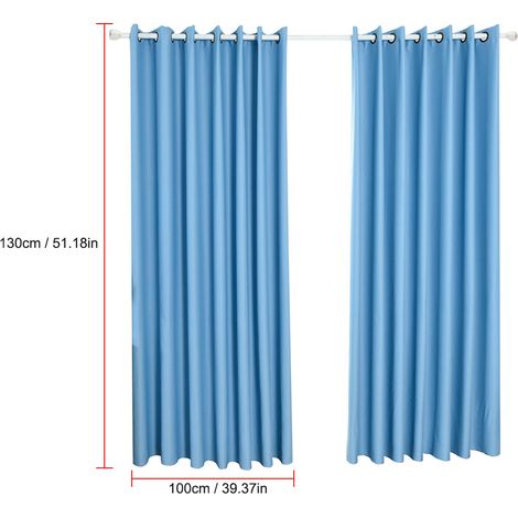 Rideaux occultants thermiques isolants pour le salon, 39 cm, 1 pièce. (1/5)