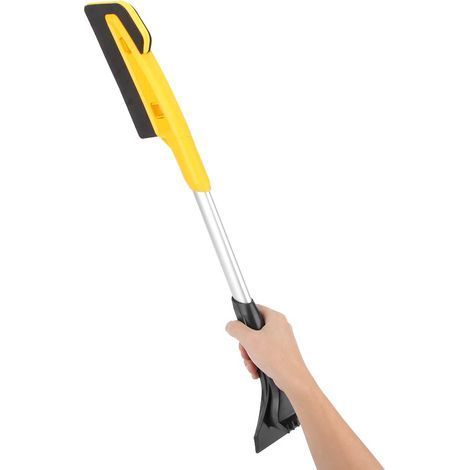 Grattoir à glace et balai à neige pour pare-brise de voiture,pelle à glace multifonctionnelle pour voiture, poignée de voiture détachable, brosse de déneigement, pelle à glace, Grattoir à glace e (1/5)