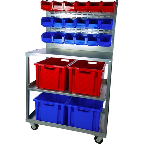 Desserte avec 4 Novabacs 54 litres + bacs à bec European : 18 x 3 litres - 5203170 (1/5)