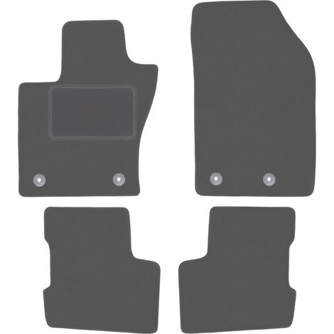 Tappetini auto in velluto grafite per: Fiat 500X FL crossover (2018-) (1/5)