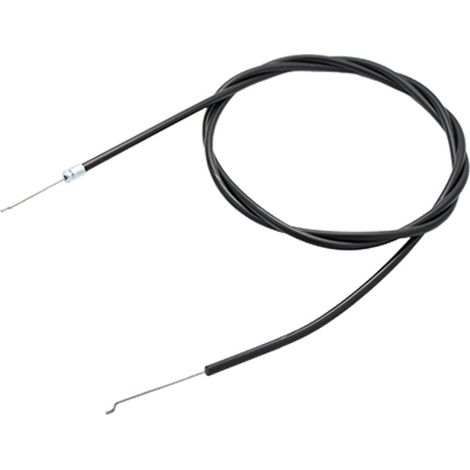 Câble rigide pour tondeuse – Longueur 1800mm – Gaine plastifiée recoupable – Embout serti pour gaz et embrayage (1/2)