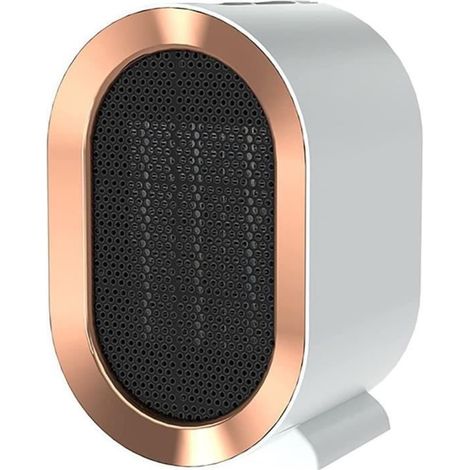 Radiateur Céramique Mobile 1200W, Mini Chauffage D'Appoint Electrique, Chauffage Soufflant Silencieux avec 3 Modes, économe (1/4)