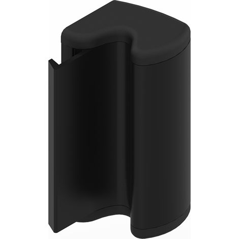 Verschluss Sorgho 92 mm LA CROISEE DS Schwarz - 6126-0-13