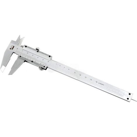 15 cm Messschieber für Lehre und Experimente, Nonius-Skala, Edelstahl, Millimeter 0,02 mm Präzisionsmessschieber (1/5)
