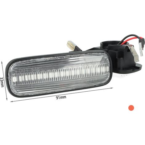 Kit Freccia Laterale a Led Side Marker Dinamica Lente Trasparente Honda Civic Ballade Hatchback Sedan 1995-1999 (1/3)