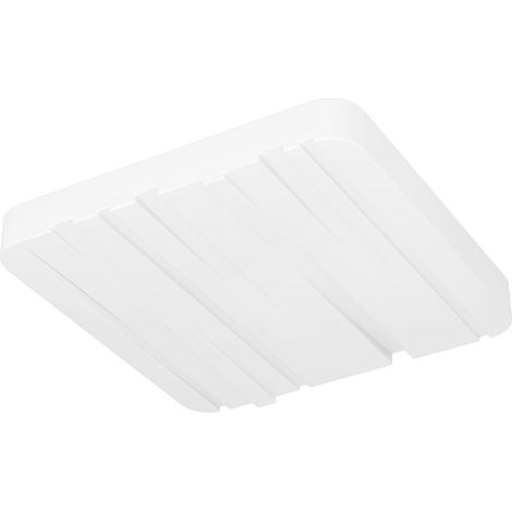 Luminaire plafonnier, panneau LED carré avec décor, lampe de (1/5)