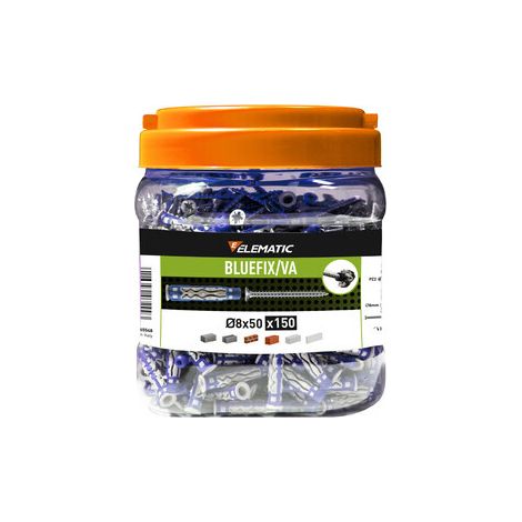 ELEMATIC TASSELLO BLUEFIX VA 8X50 BARATTOLO 150 PZ- 1,0 pz