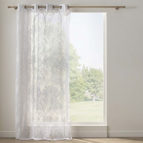 Rideau Voilage à Œillets "Ysora" 140x280cm Blanc