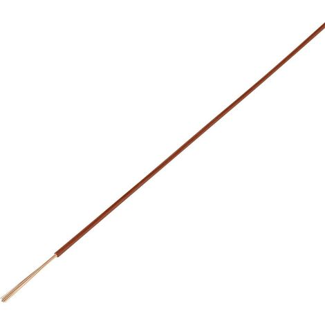 TRU COMPONENTS 1565609 Câble pour l'automobile FLRY-A 1 x 1 mm² marron 50 m