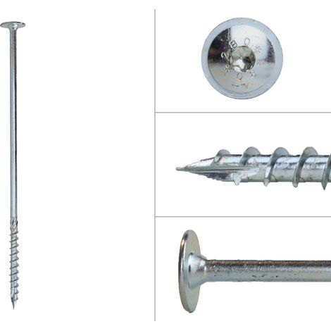 Tellerkopfschrauben Verzinkt 10 x 280 mm Torx 40 - Schachtel 25