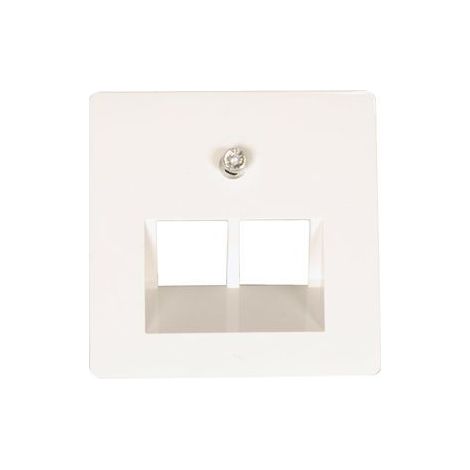 Berker plaque centrale prise UAE/ISDN Modul 2  blanc polaire brillant