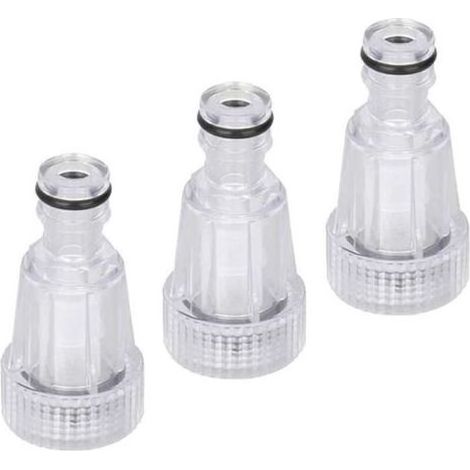pair Filtre à eau pour nettoyeur haute pression - Accessoire pour jardinage extérieur - Blanc (1/4)